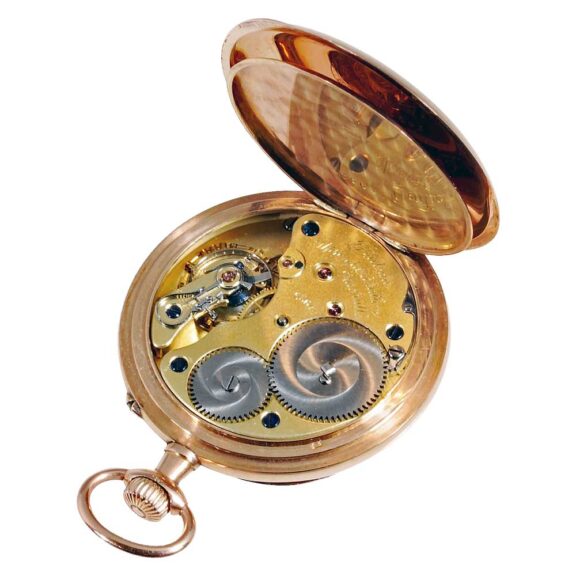 German 14k pink gold Glashütte pocket watch Circa 1905 German 14k pink gold Glashütte pocket watch Circa 1905