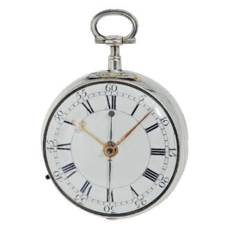 English pair cased pocket watch with centre seconds Circa 1770 English pair cased pocket watch with centre seconds Circa 1770