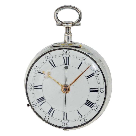 English pair cased pocket watch with centre seconds Circa 1770 English pair cased pocket watch with centre seconds Circa 1770