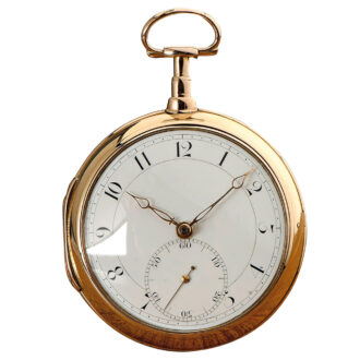 English pocket watch with cylinder escapement Circa 1798