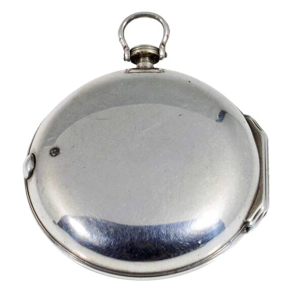 English silver pocket watch with cylinder escapement Circa 1744 English silver pocket watch with cylinder escapement Circa 1744