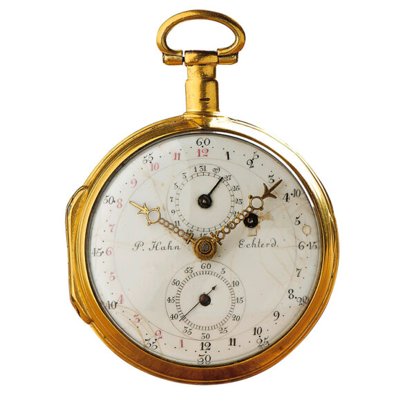 German important watch with 24h dial and date Circa 1795