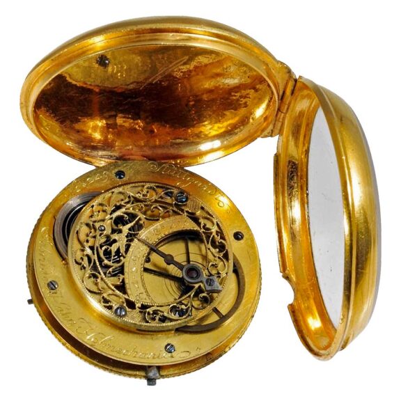 German important watch with 24h dial and date Circa 1795 German important watch with 24h dial and date Circa 1795