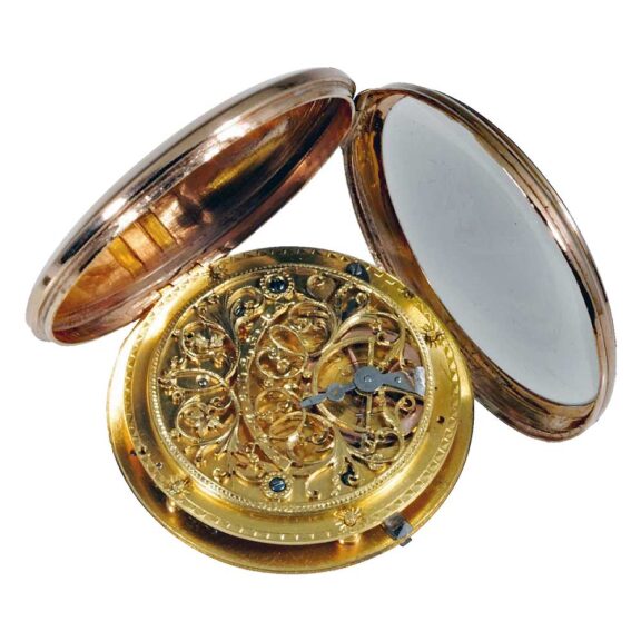 German historically important pocket watch with date Circa 1800 German historically important pocket watch with date Circa 1800