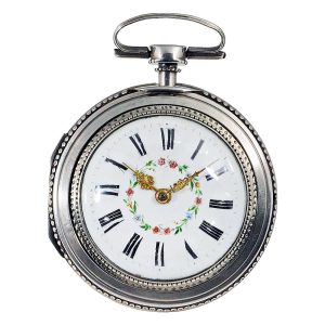 German exclusive pair cased verge pocket watch Circa 1760