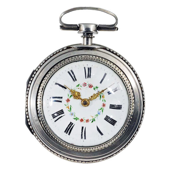 German exclusive pair cased verge pocket watch Circa 1760