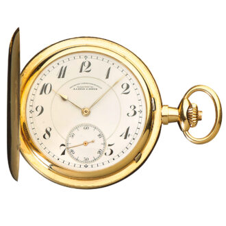 German 14k gold Glashütte pocket watch Circa 1925