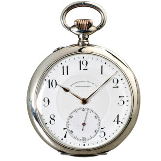 Swiss silver open faced Quality Extra pocket watch Circa 1908