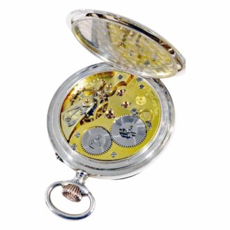 Swiss silver open faced Quality Extra pocket watch Circa 1908