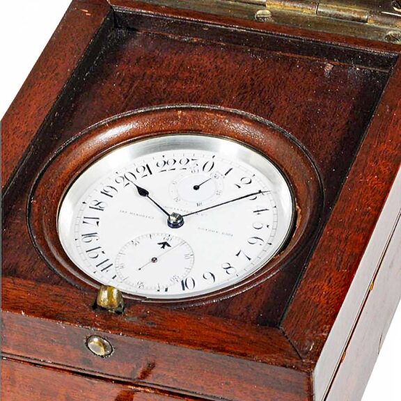 English rare chronometer for the British Royal Navy Circa 1895 English rare chronometer for the British Royal Navy Circa 1895