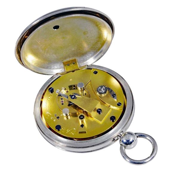 Austrian important silver deck chronometer Circa 1840 Austrian important silver deck chronometer Circa 1840