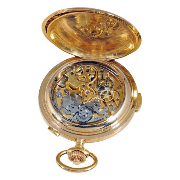 Swiss repeating pocket watch with chronograph circa 1900 Swiss repeating pocket watch with chronograph circa 1900