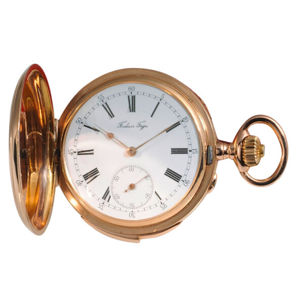 Russian representative hunting cased minute repeater circa 1895 Russian representative hunting cased minute repeater circa 1895