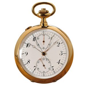 French historical 18k gold presentation pocket watch Circa 1910