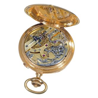 French historical 18k gold presentation pocket watch Circa 1910