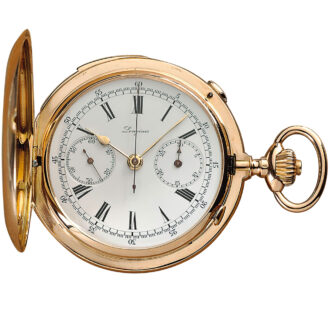 Swiss repeating pocket watch with chronograph Circa 1911
