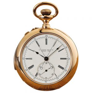 Swiss repeater with split seconds chronograph Circa 1910