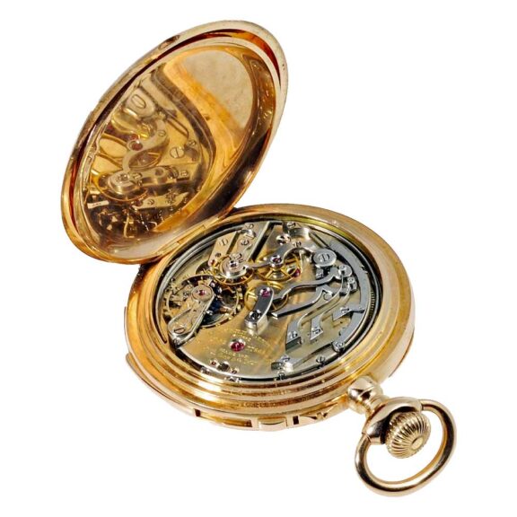 Swiss repeater with split seconds chronograph Circa 1910 Swiss repeater with split seconds chronograph Circa 1910