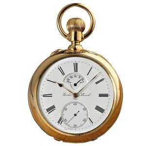 Austrian chronometer with power reserve indicator Circa 1900