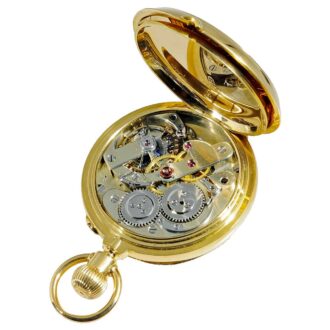 Austrian chronometer with power reserve indicator Circa 1900