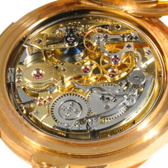 Swiss astronomical repeating watch with calendar Circa 1895