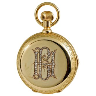 Swiss repeating watch with grande and petite sonnerie Circa 1890