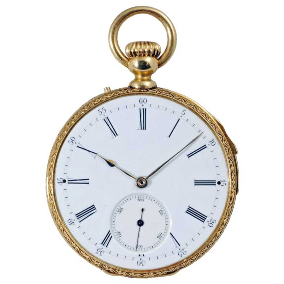 French important small repeating lady's pocket watch Circa 1861 French important small repeating lady's pocket watch Circa 1861
