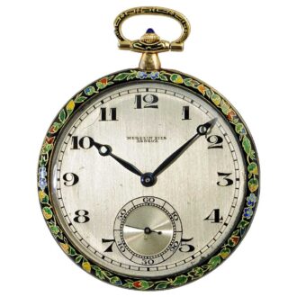 Swiss very ornamental and ultra-thin pocket watch Circa 1920 Swiss very ornamental and ultra-thin pocket watch Circa 1920