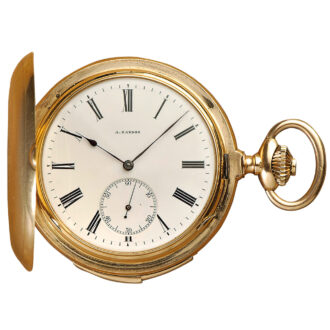 Russian heavy, gold minute repeating pocket watch Circa 1905