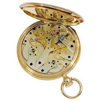 Swiss watch with seconds mechanism "seconde morte" Circa 1843