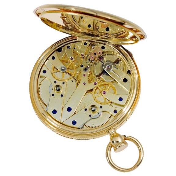 Swiss watch with seconds mechanism "seconde morte" Circa 1843 Swiss watch with seconds mechanism "seconde morte" Circa 1843