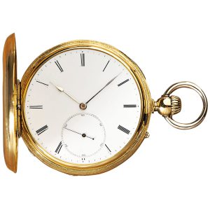 French gold pocket watch with Breguet certificate Circa 1860