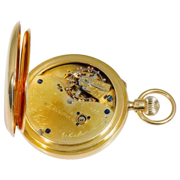 English watch with 30h power reserve indicator Circa 1915 English watch with 30h power reserve indicator Circa 1915