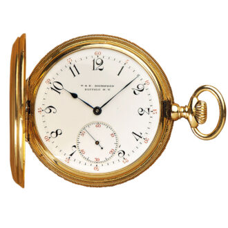 Swiss 18 carat gold pocket watch from Geneva Circa 1910