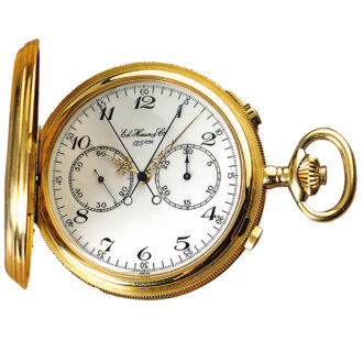 Swiss pocket watch with split seconds chronograph Circa 1985