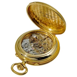 Swiss pocket watch with split seconds chronograph Circa 1985
