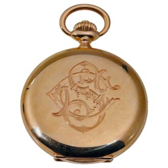 Swiss 14 carat pink gold lever chronometer Circa 1890