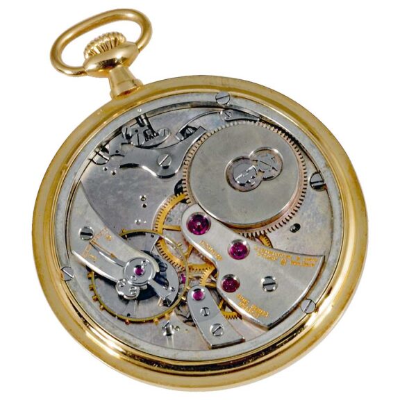 Swiss thin watch with minimized movement design Circa 1900 Swiss thin watch with minimized movement design Circa 1900
