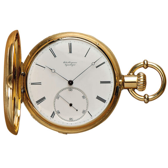 Danish heavy pocket watch with lever chronometer Circa 1870