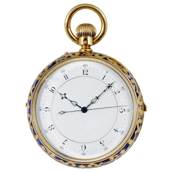 English repeating watch with stoppable centre seconds Circa 1870 English repeating watch with stoppable centre seconds Circa 1870