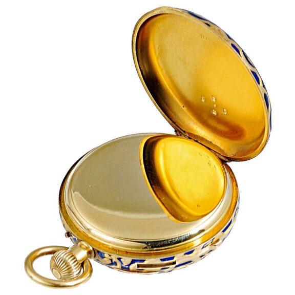 English repeating watch with stoppable centre seconds Circa 1870 English repeating watch with stoppable centre seconds Circa 1870