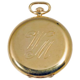 Swiss gold pocket watch from Schaffhausen Circa 1972 Swiss gold pocket watch from Schaffhausen Circa 1972