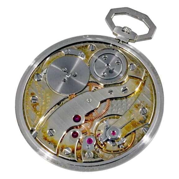 Swiss ultra-thin Art Deco platinum dress watch Circa 1929 Swiss ultra-thin Art Deco platinum dress watch Circa 1929