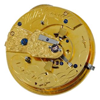 English chronometer with spring detent escapement Circa 1850