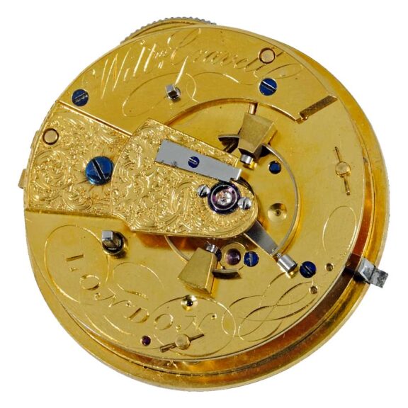 English chronometer with spring detent escapement Circa 1850 English chronometer with spring detent escapement Circa 1850