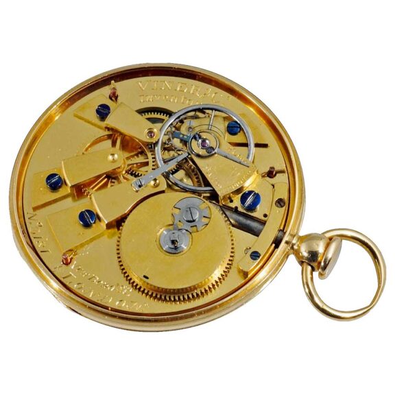 English pocket watch with pull-wind mechanism Circa 1824 English pocket watch with pull-wind mechanism Circa 1824