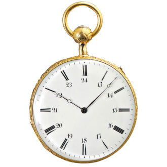 French decorative repeating gold pocket watch Circa 1850