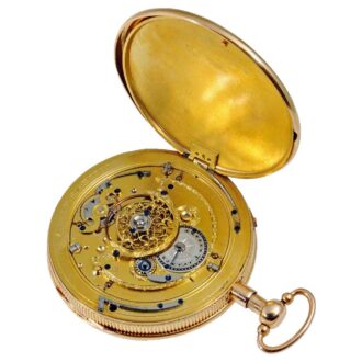 French rose gold quarter repeating pocket watch Circa 1800