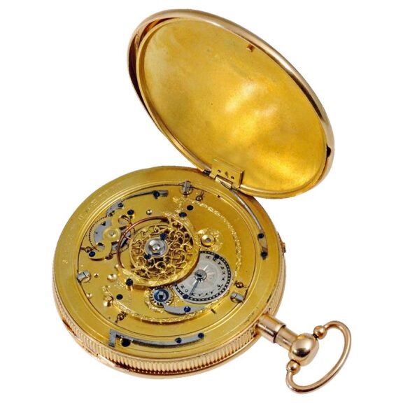 French rose gold quarter repeating pocket watch Circa 1800 French rose gold quarter repeating pocket watch Circa 1800