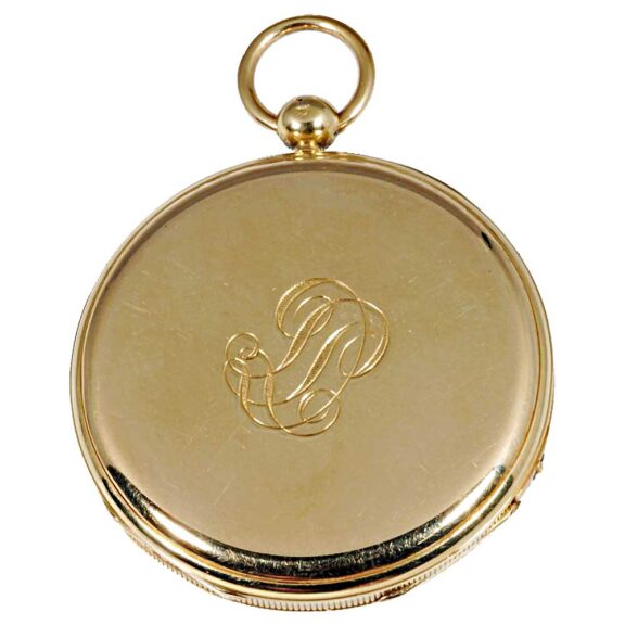 Swiss pocket watch with jumping centre seconds Circa 1840 Swiss pocket watch with jumping centre seconds Circa 1840